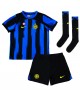 Günstige Inter Milan Alexis Sanchez #70 Heimtrikotsatz Kinder 2023-24 Kurzarm (+ Kurze Hosen)